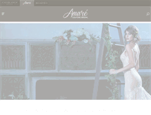 Tablet Screenshot of amarecouture.com